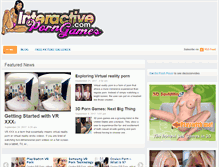 Tablet Screenshot of interactiveporngames.com